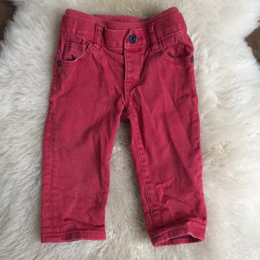 Baby Gap red slim fit jeans